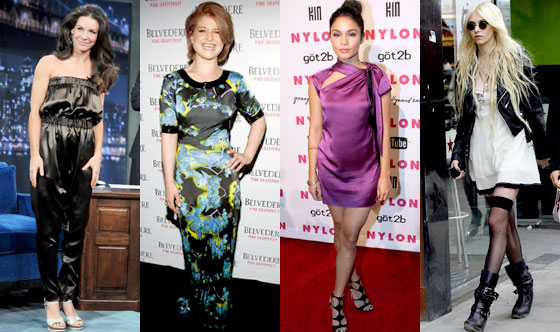 Evangeline Lilly, Kelly Osbourne, Vanessa Hudgens, Taylor Momsen Evangeline Lilly, Kelly Osbourne, Vanessa Hudgens, Taylor Momsen